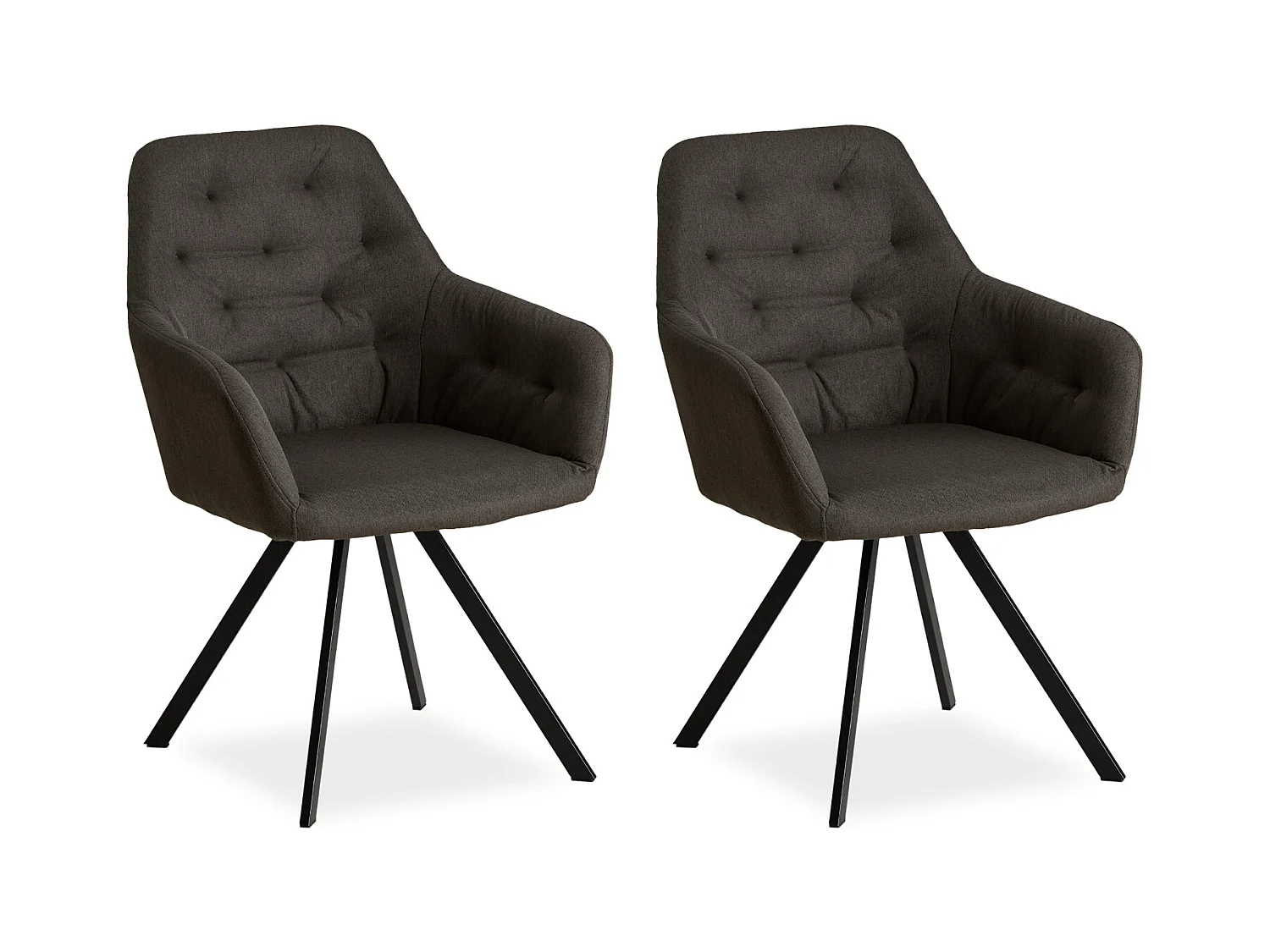 Ensemble de Chaises de Salle à Manger 59x88x57 cm Anthracite Chaises Eames