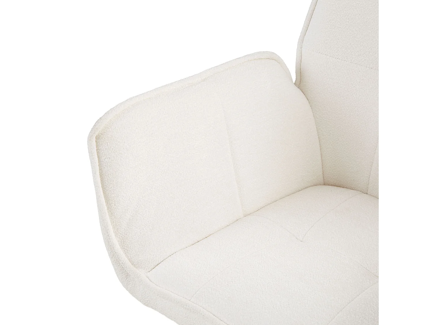 Chaise de salle à manger 61x92,5x57,5 cm blanche