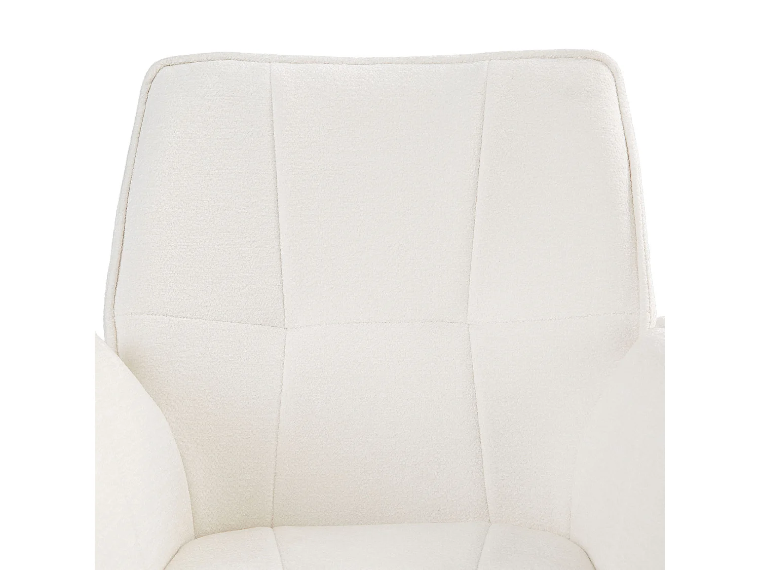 Chaise de salle à manger 61x92,5x57,5 cm blanche