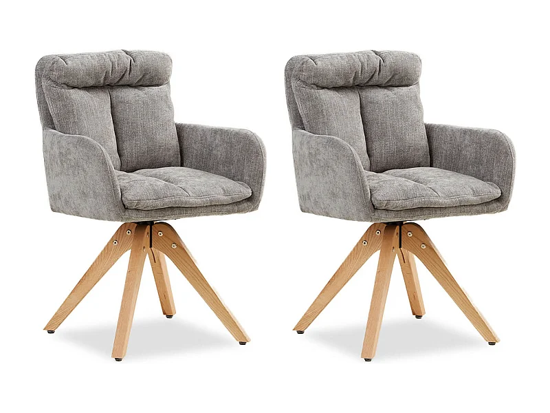 Ensemble de Chaises de Salle à Manger 58,5x84x60 cm Gris Chaises Eames