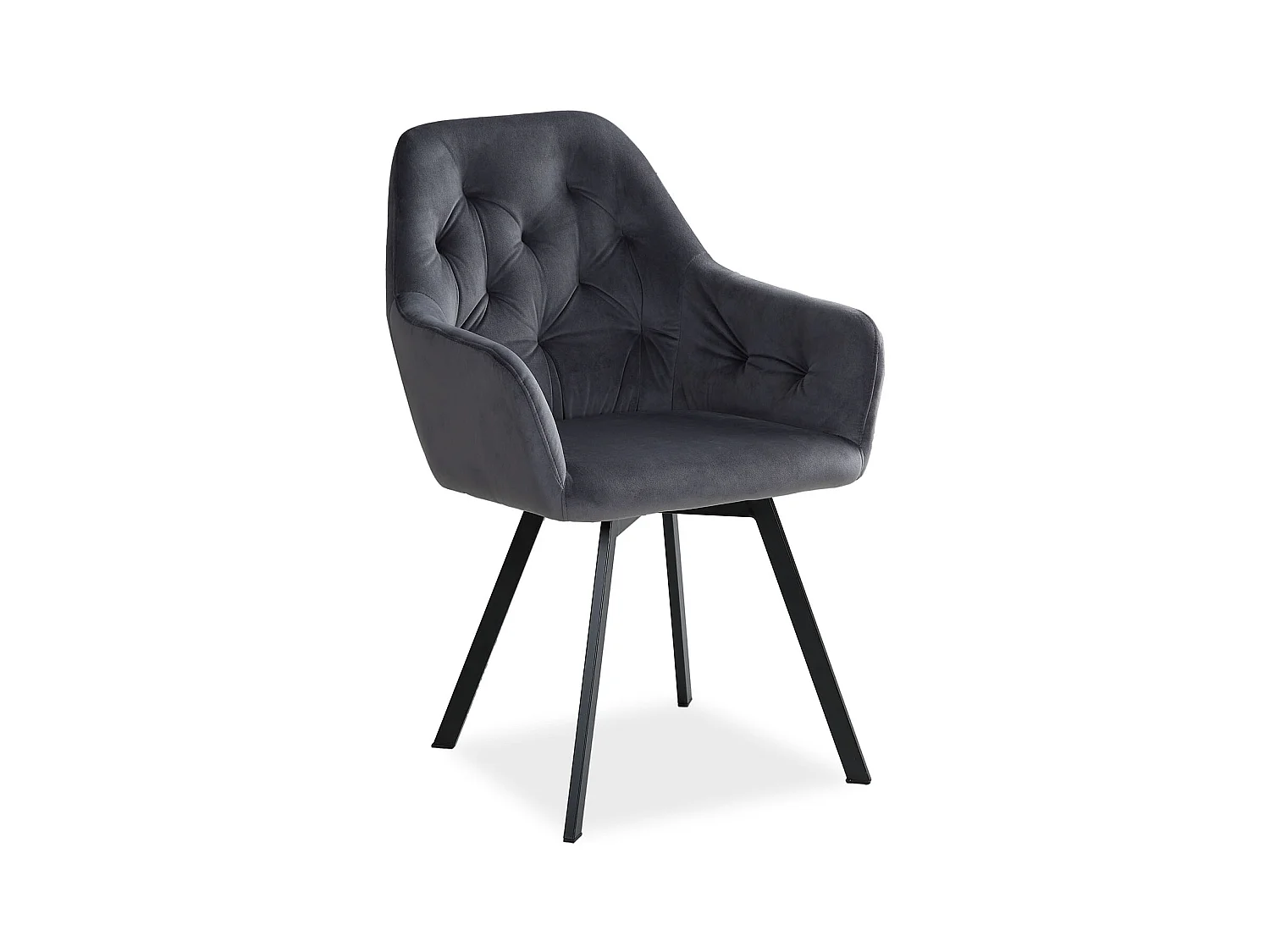 Esszimmerstuhl 59x87,5x65 cm grau Eames