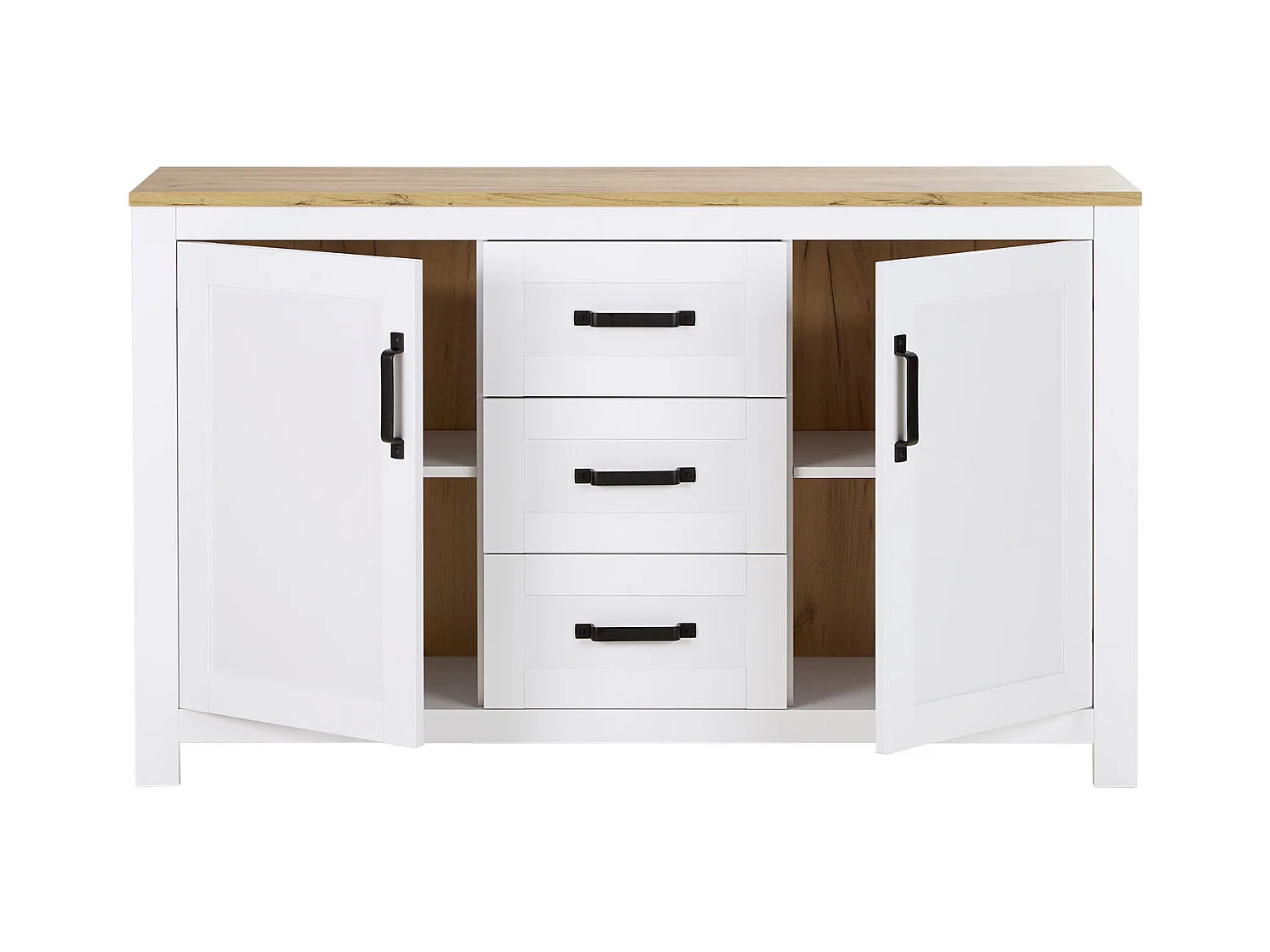Commode 150x89.5x41 cm blanche