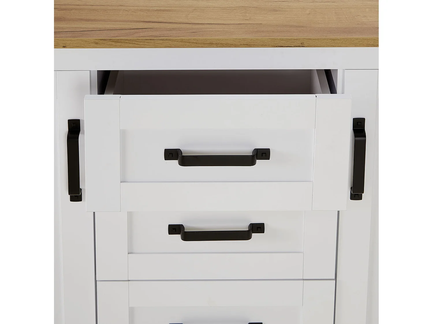 Cómoda 150x89,5x41 cm blanca