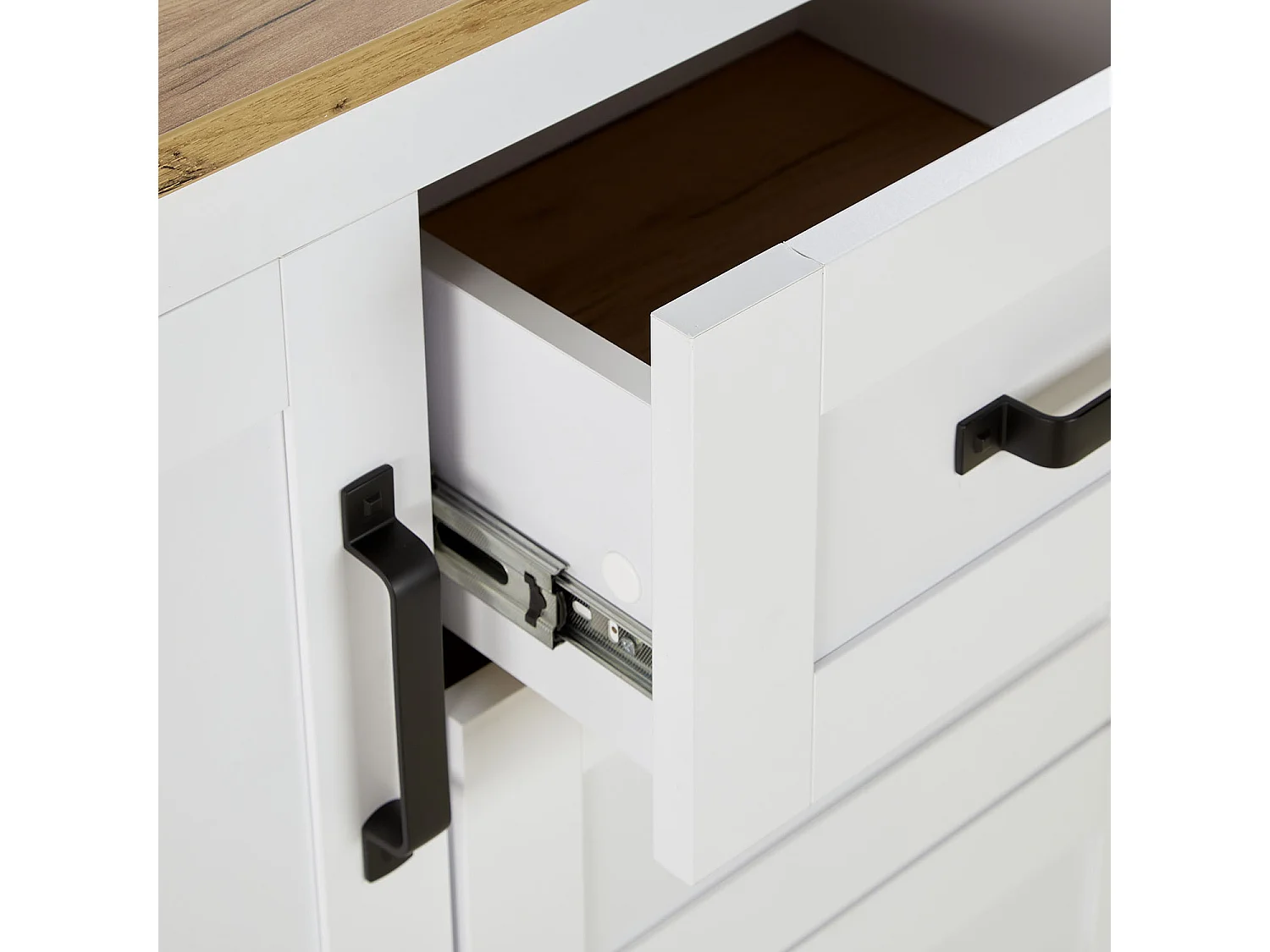 Cómoda 150x89,5x41 cm blanca