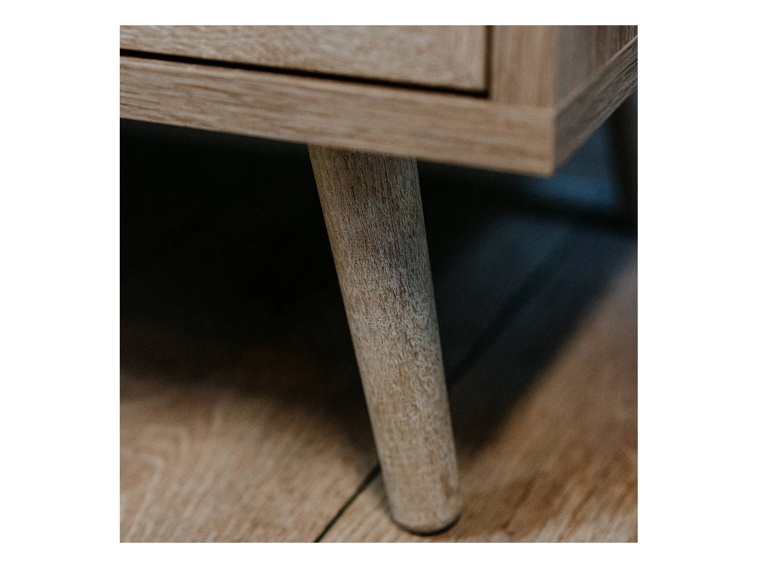 Dressoir 80x80x40 cm bruin Rafia