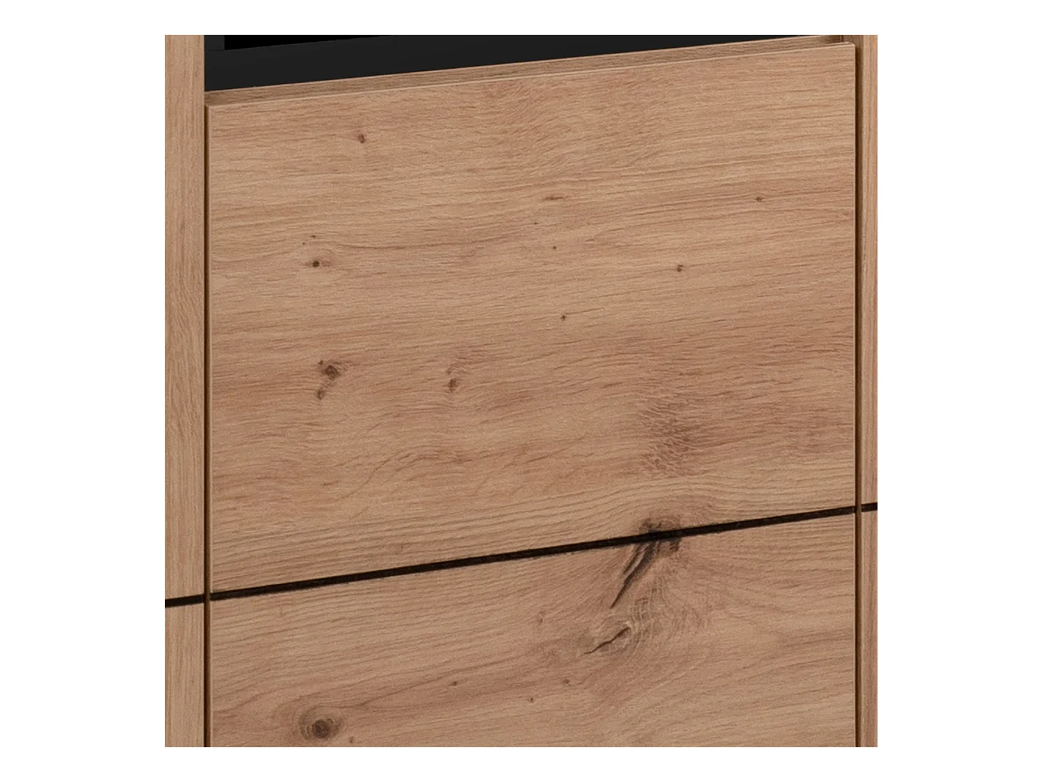 Buffet 80x40x90 cm marron noir