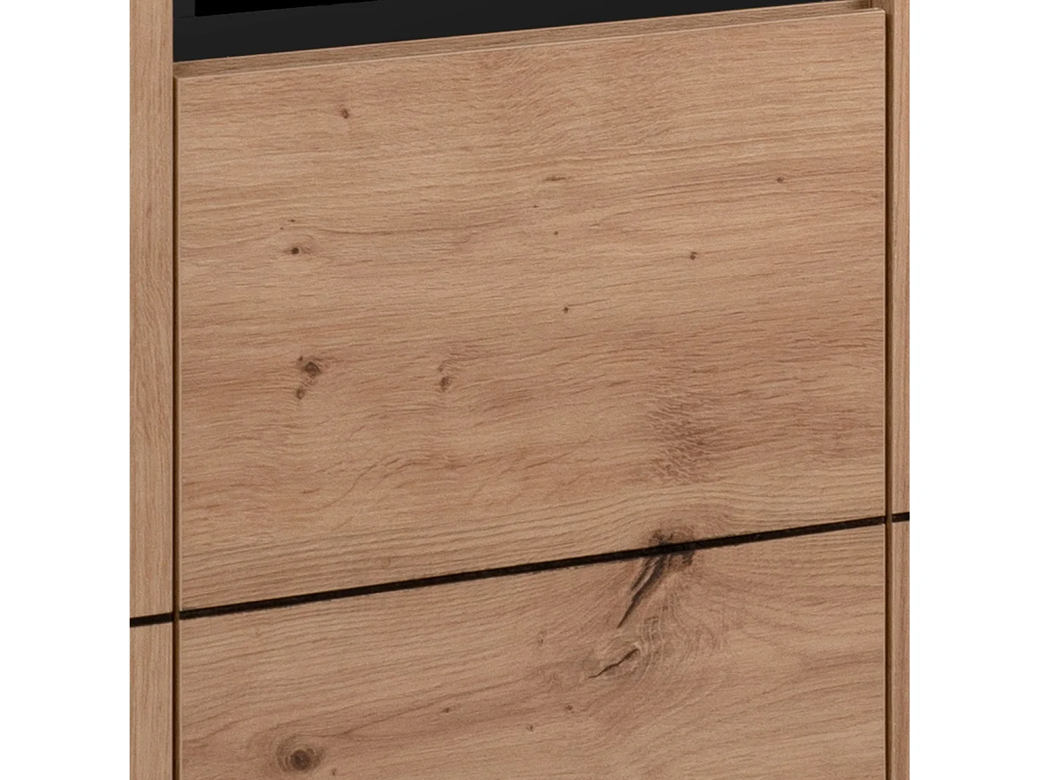 Sideboard 80x40x90 cm braun schwarz