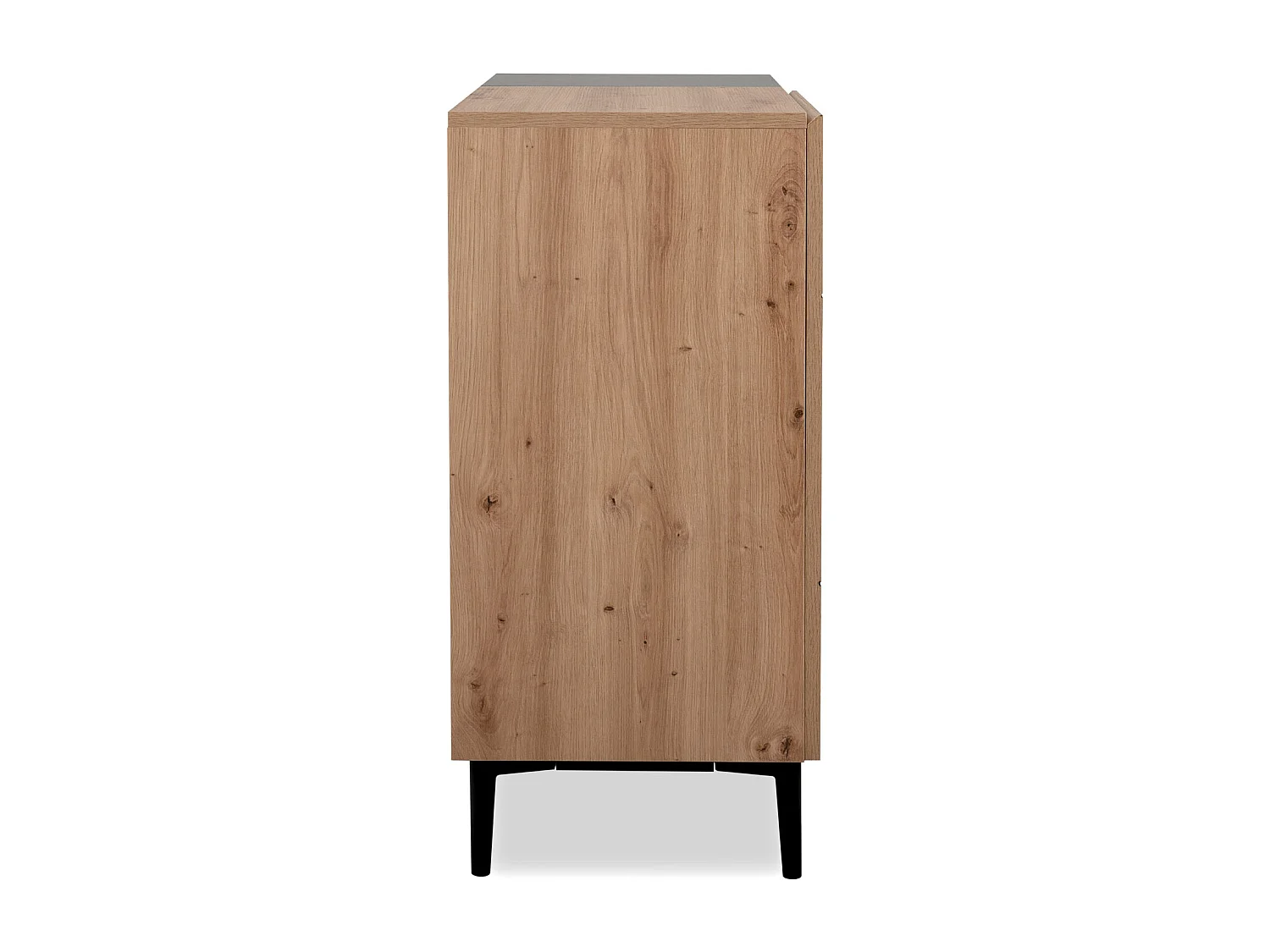 Sideboard 80x40x90 cm braun schwarz