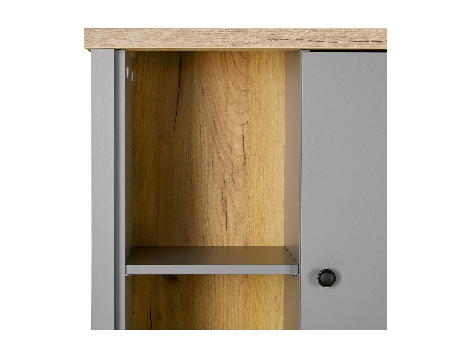 Buffet 85x139x38 cm Gris