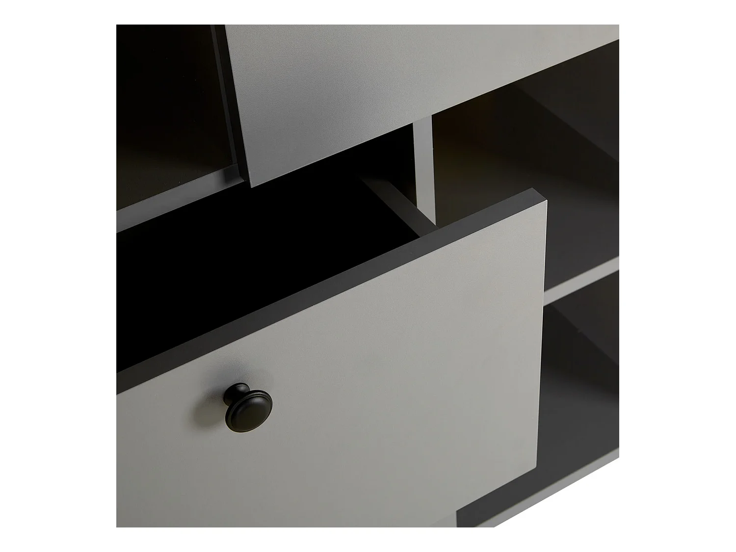 Buffet 85x139x38 cm Gris