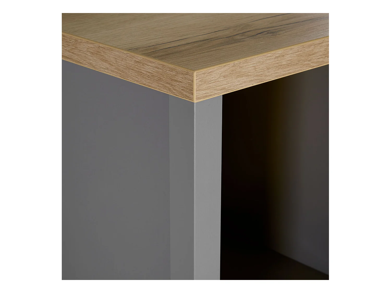 Buffet 85x139x38 cm Gris