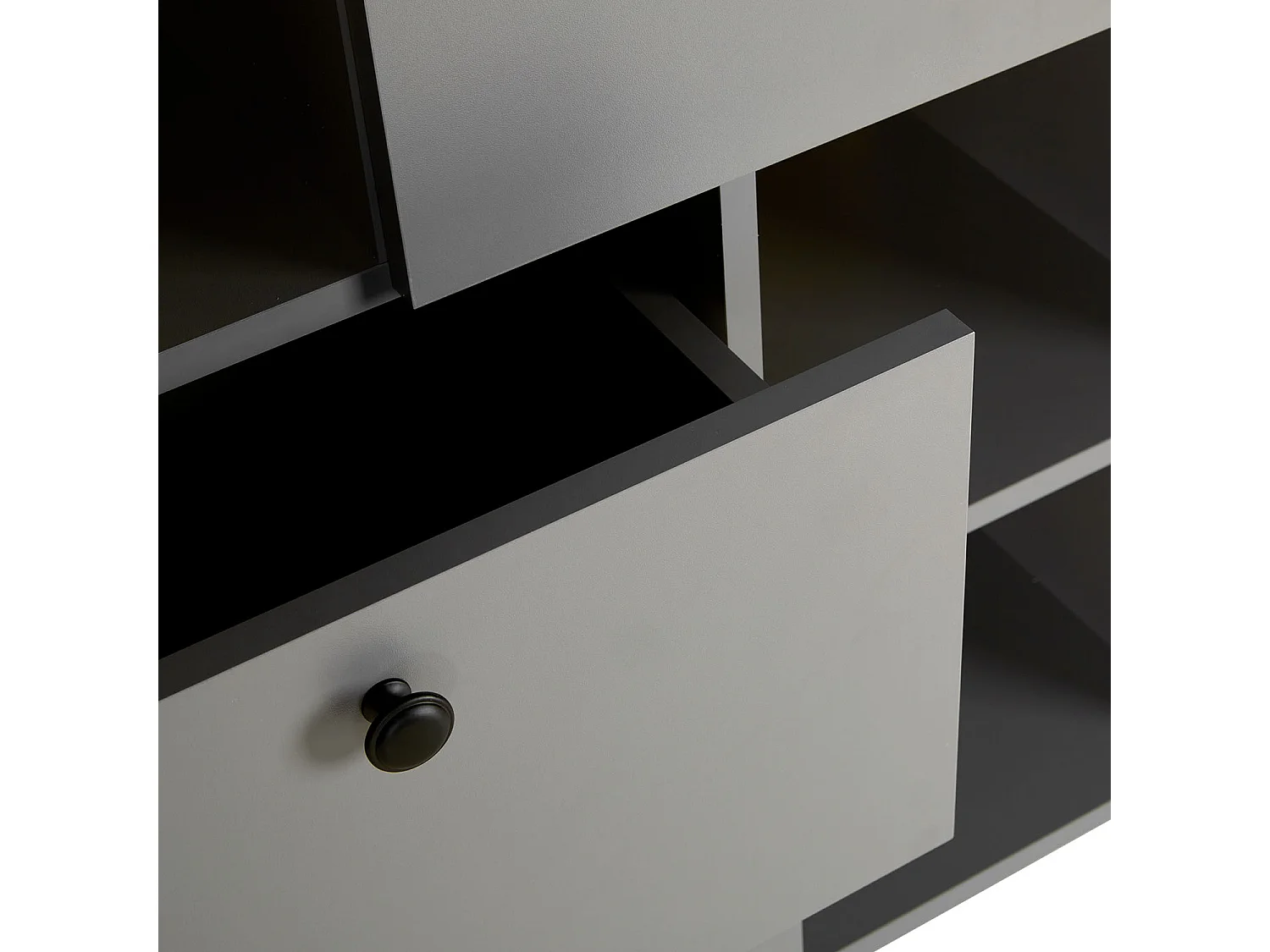 Sideboard 85x139x38 cm Grau