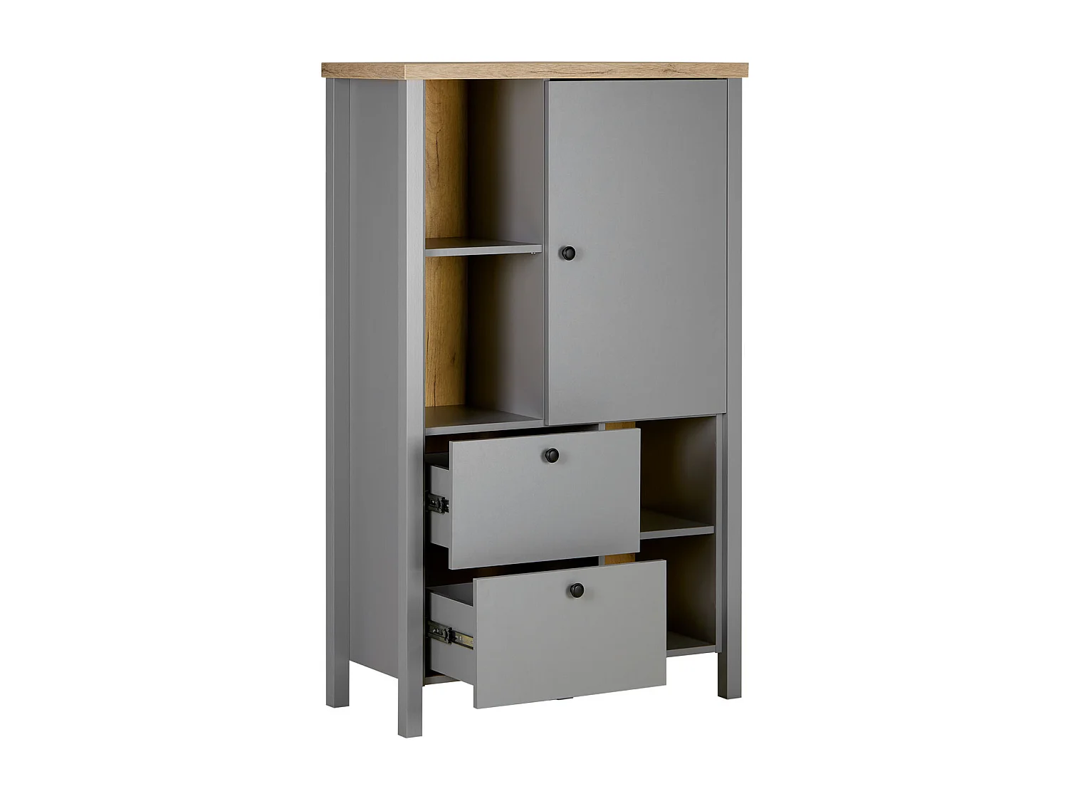 Sideboard 85x139x38 cm Grau