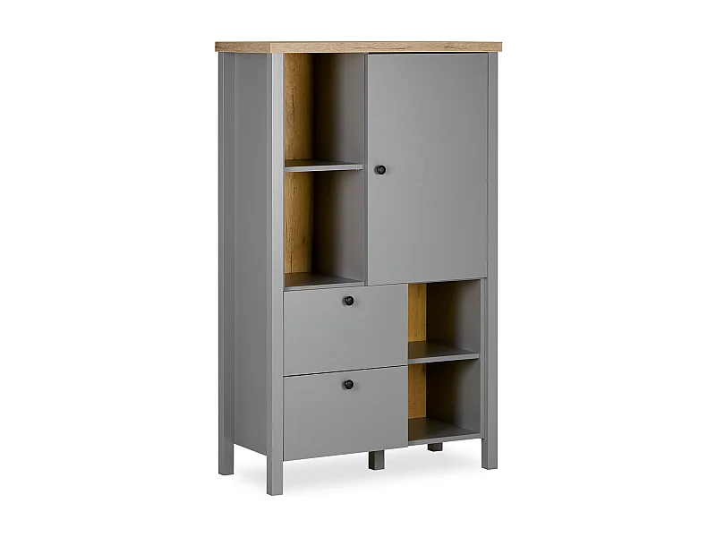 Buffet 85x139x38 cm Gris