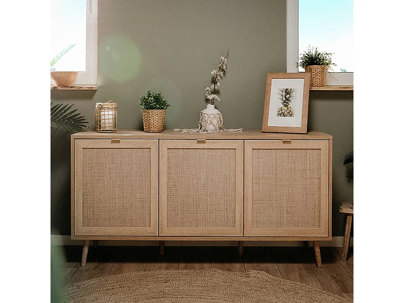 Sideboard 150x40x71 cm braun