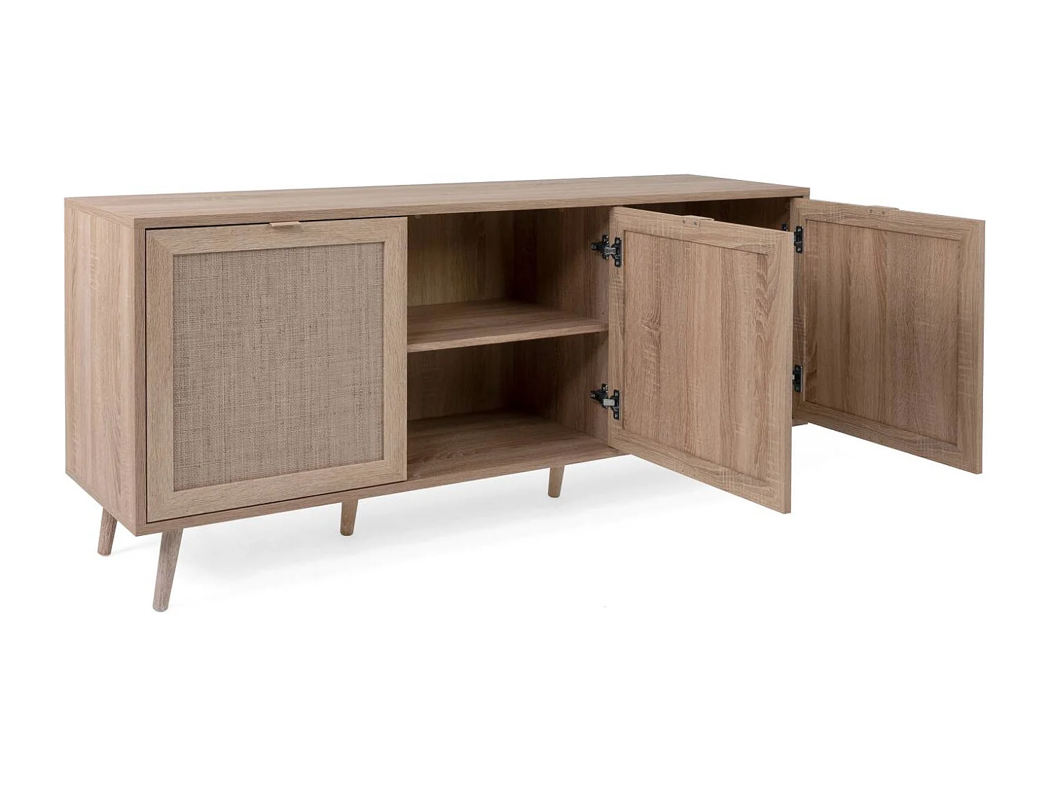 Buffet 150x40x71 cm marron