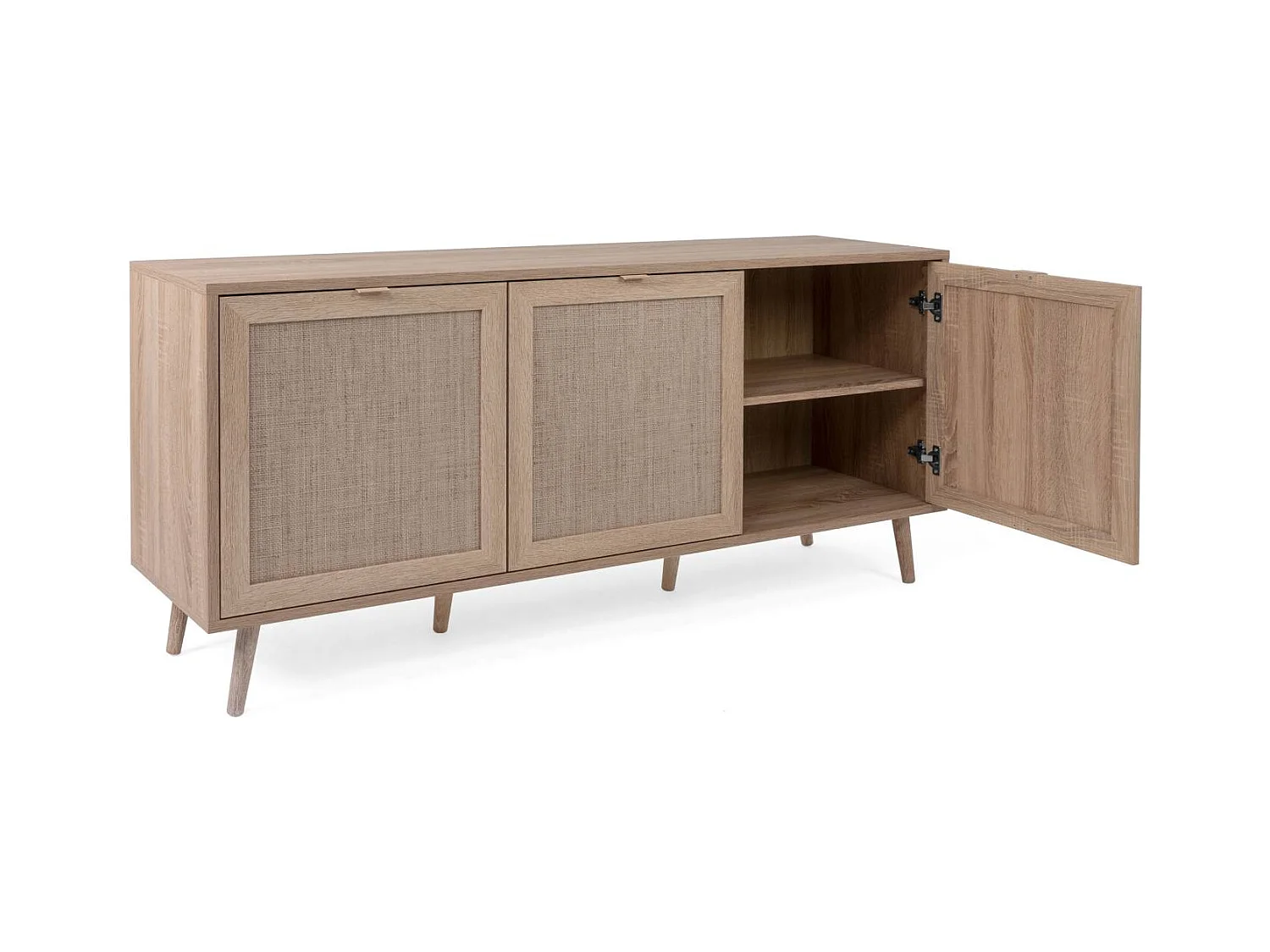 Buffet 150x40x71 cm marron