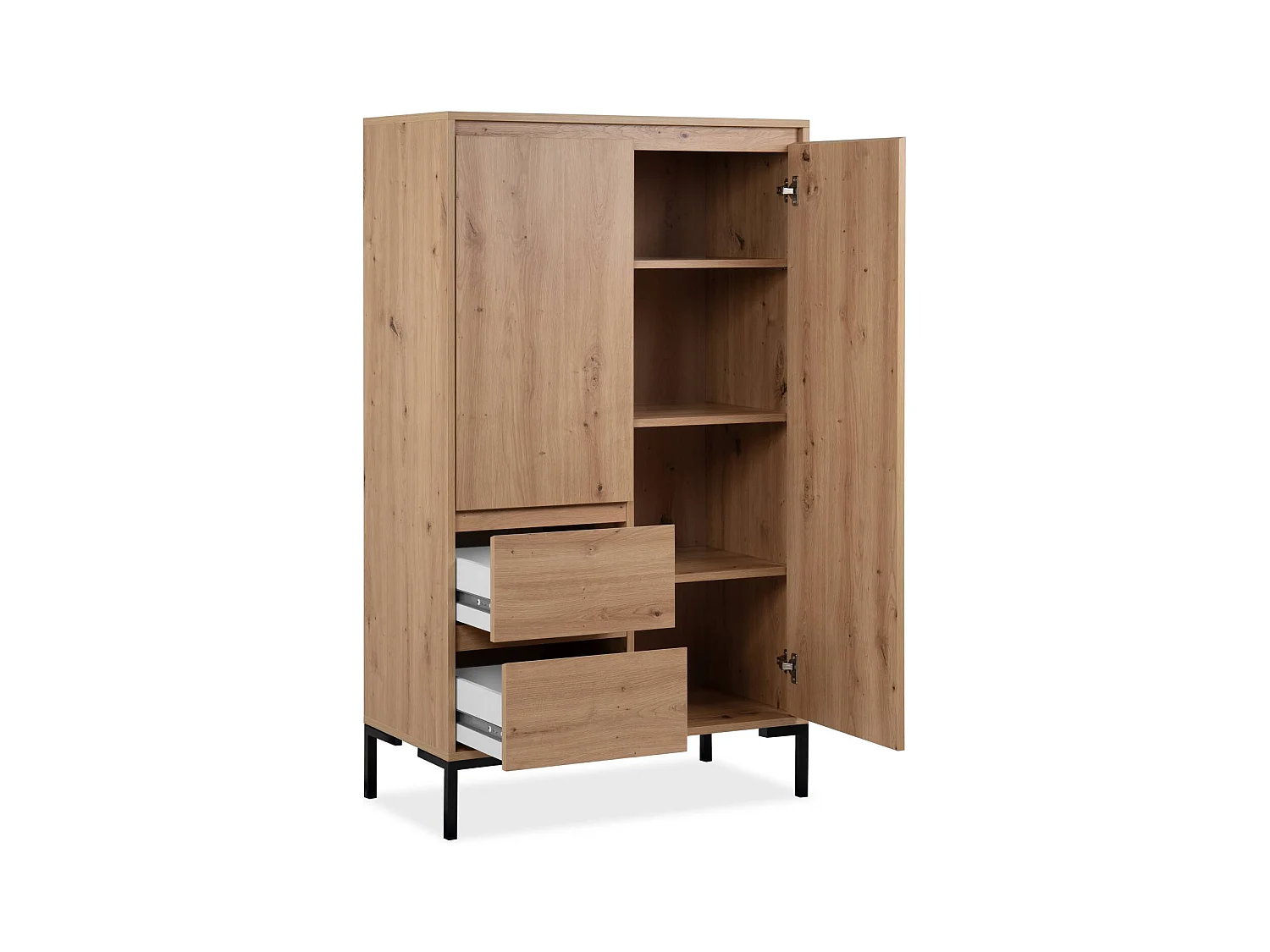 Buffet 81x139x40 cm Chêne