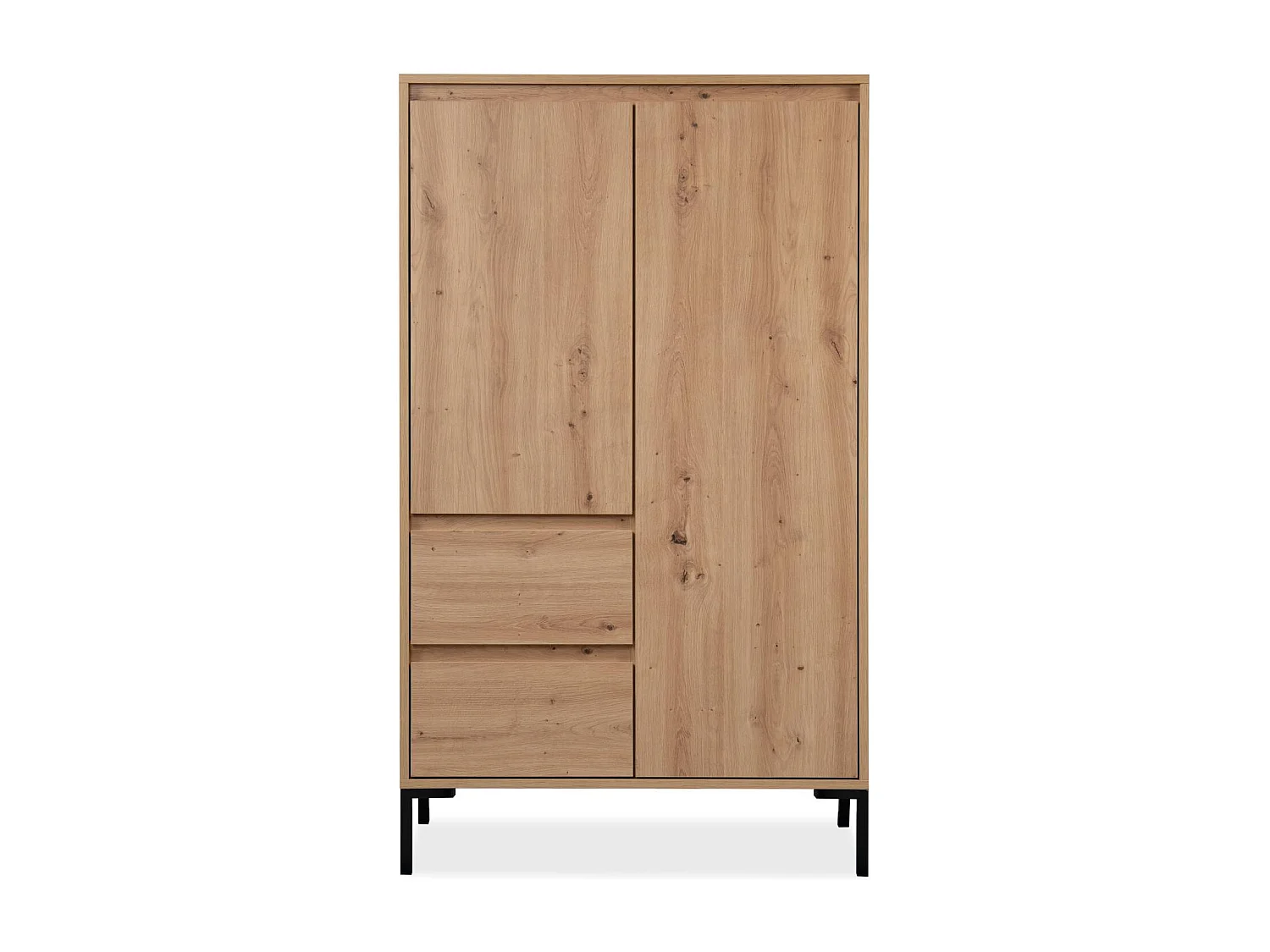 Sideboard 81x139x40 cm Eiche