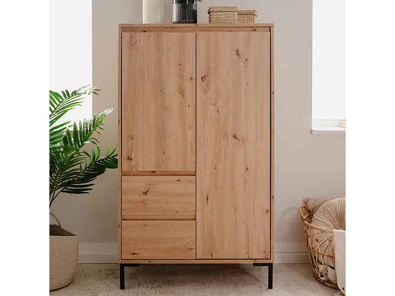 Dressoir 81x139x40 cm Eikenhout