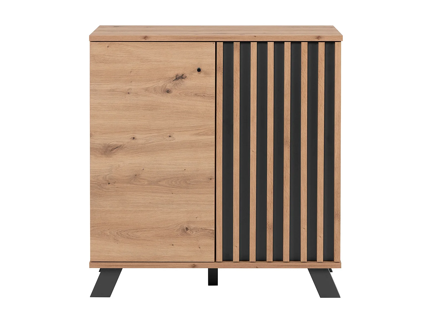 Sideboard 80x85x40 cm Eiche Industrieller Look