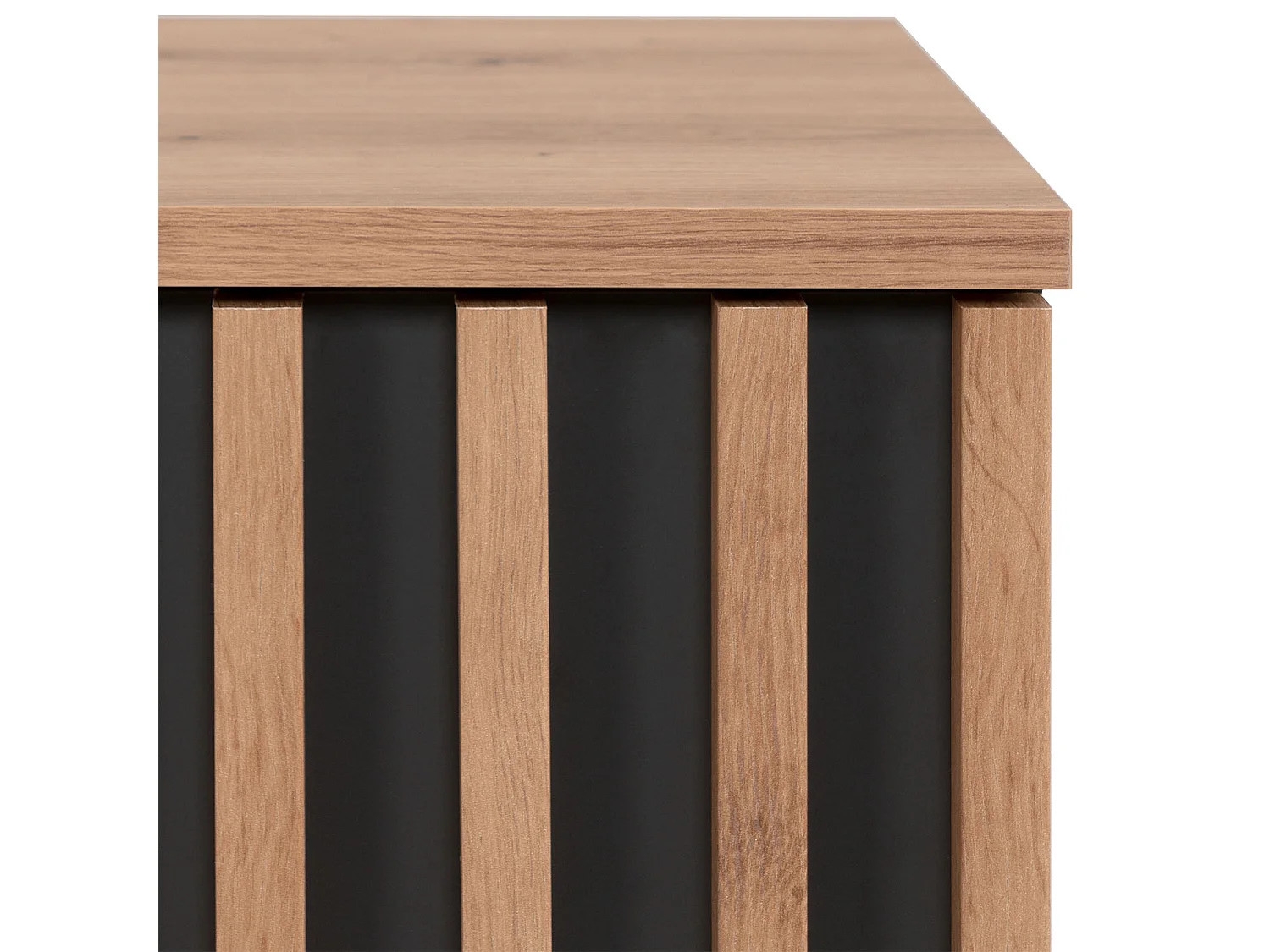 Sideboard 80x85x40 cm Eiche Industrieller Look