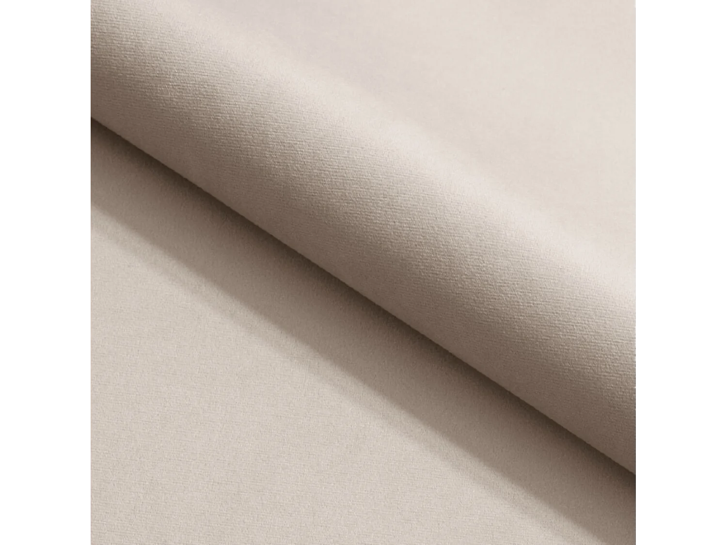 Lit rembourré MIAMI SLIM avec tête de lit, 180 x 200 cm, lit double avec coffre de rangement et sommier à lattes en bois, couleur : beige, tissu velours