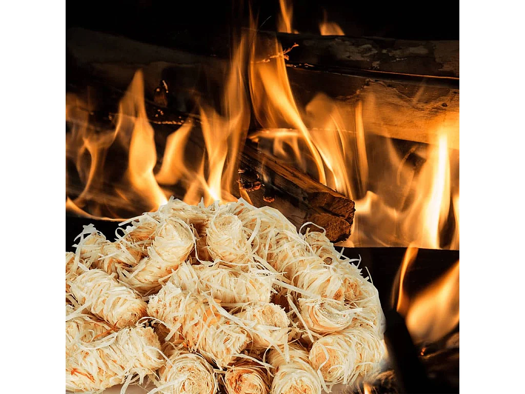 Acendalhas Naturais BIO 10 kg para Churrasco e Fogueira