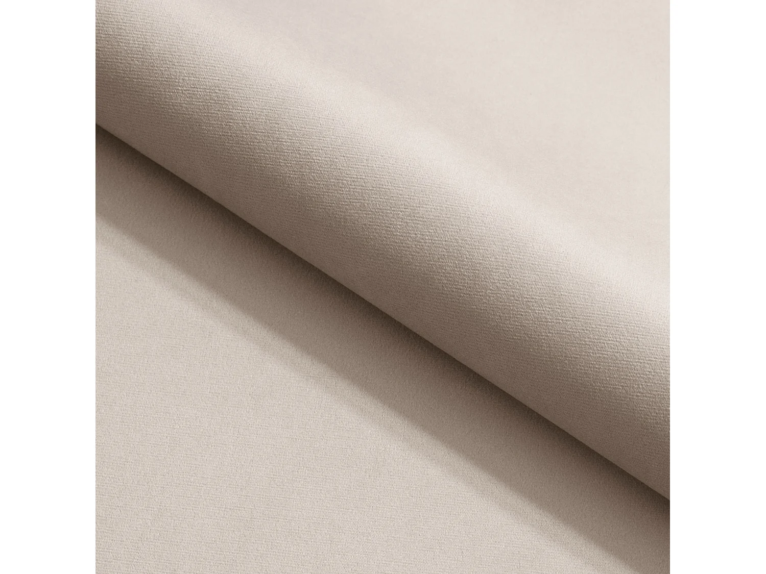 Lit rembourré Miami avec tête de lit, 160x200 cm,  avec coffre de rangement et sommier à lattes en bois, tissu velours, couleur: beige