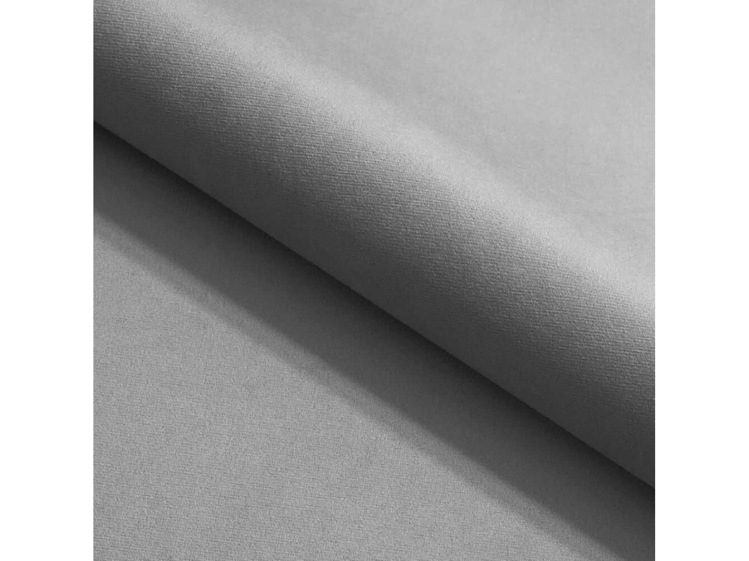 Lit rembourré BOSTON SLIM avec tête de lit, 140x200 cm, avec coffre de rangement et sommier à lattes en bois, couleur: gris, tissu velours