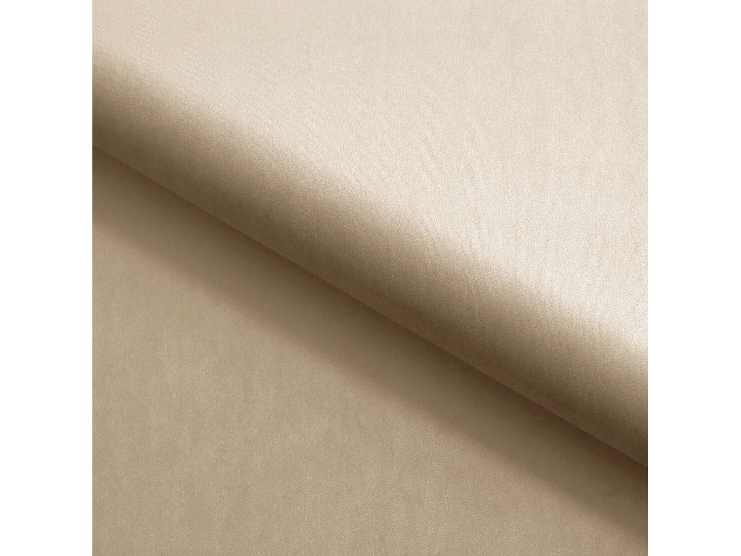 Lit rembourré Rom avec tête de lit, 180x200 cm,  avec coffre de rangement et sommier à lattes en bois, tissu velours, couleur: sable