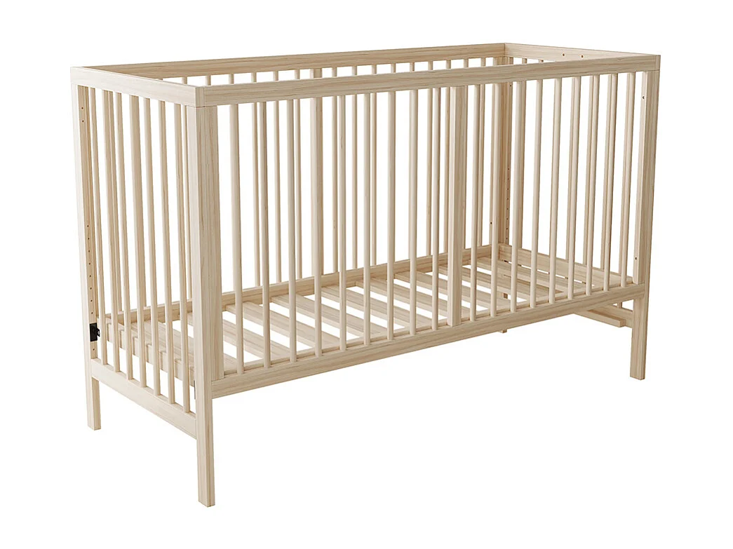 Lit bébé bois multifonction transformable lit chevalet bureau réglable hauteur sans matelas épicéa