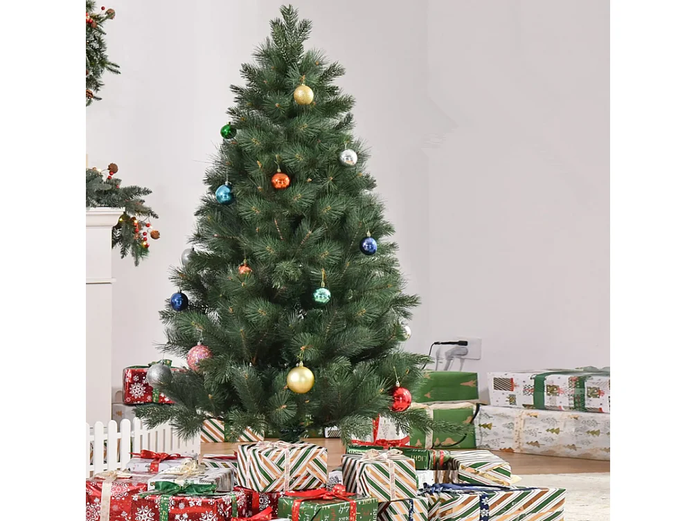 Weihnachtsbaum Ø90 x 180 cm, künstliche Tanne,Christbaum künstlicher Weihnachtsbaum Grün