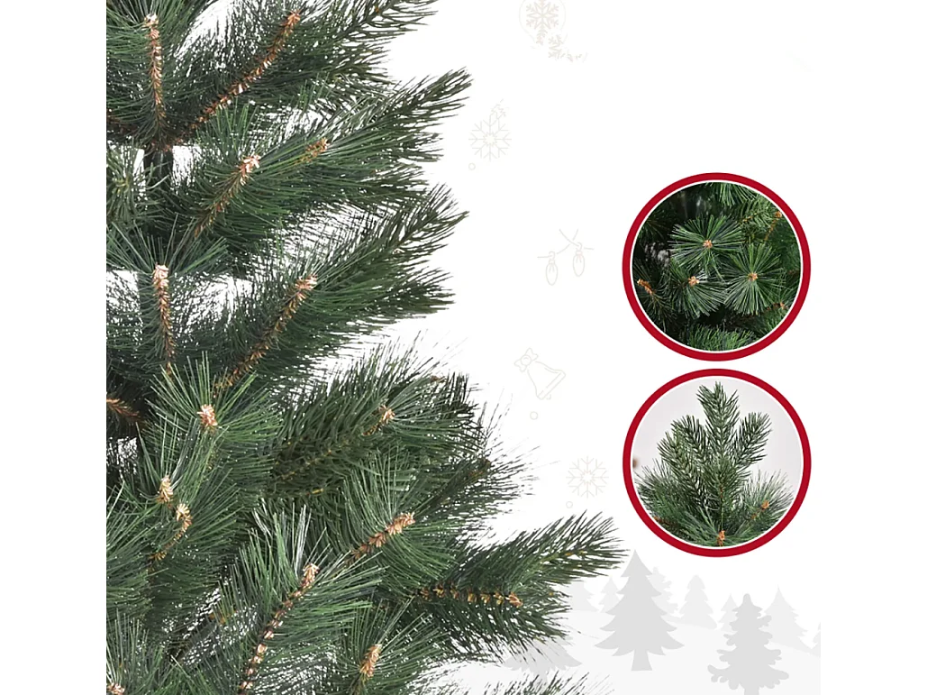 Weihnachtsbaum Ø90 x 180 cm, künstliche Tanne,Christbaum künstlicher Weihnachtsbaum Grün