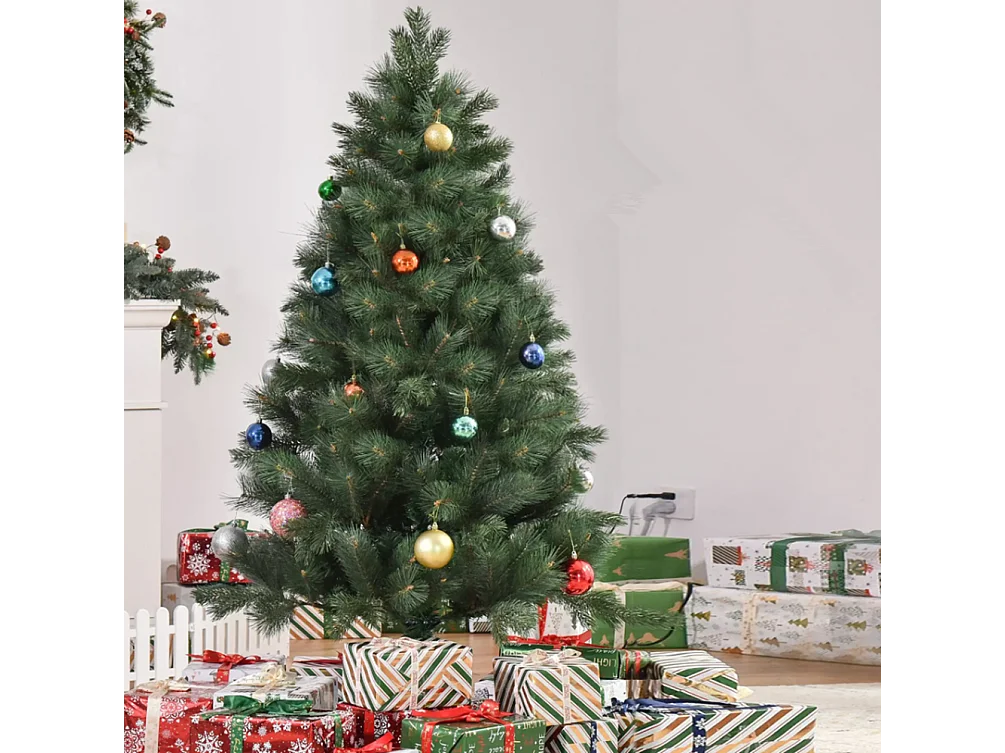 Weihnachtsbaum Ø90 x 180 cm, künstliche Tanne,Christbaum künstlicher Weihnachtsbaum Grün