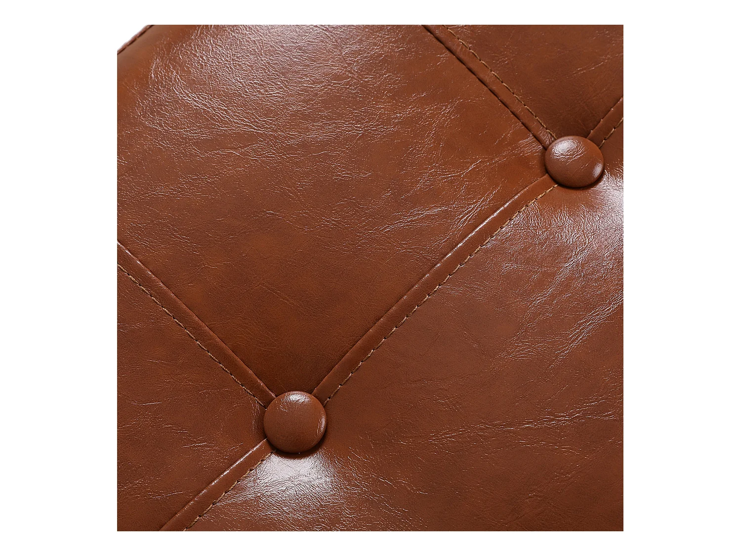 Esszimmerstuhl 2er-Set moderne Esszimmerstühle aus Rattan mit Kunstlederpolster Mesh-Rückenlehne, Metallbeine, Küchenstuhl