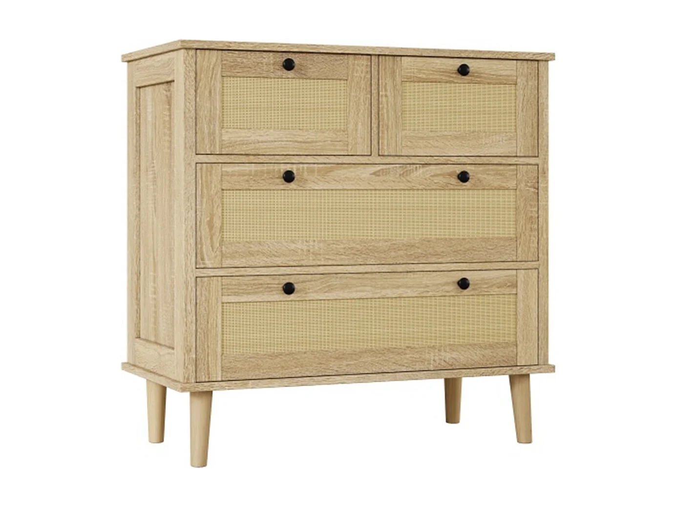 Schuhschrank mit 4 Klappen, einstellbarer Schuhregal, Schuhschrank,Schuhkipper, Diele Flur