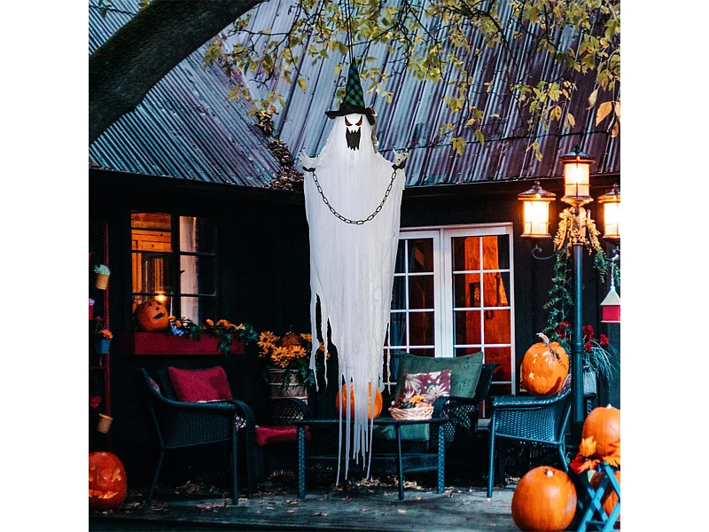 Geister-Dekoration für Halloween mit Grusel-Heulen und Bewegung Halloween Deko für Kinder Garten Outdoor Party