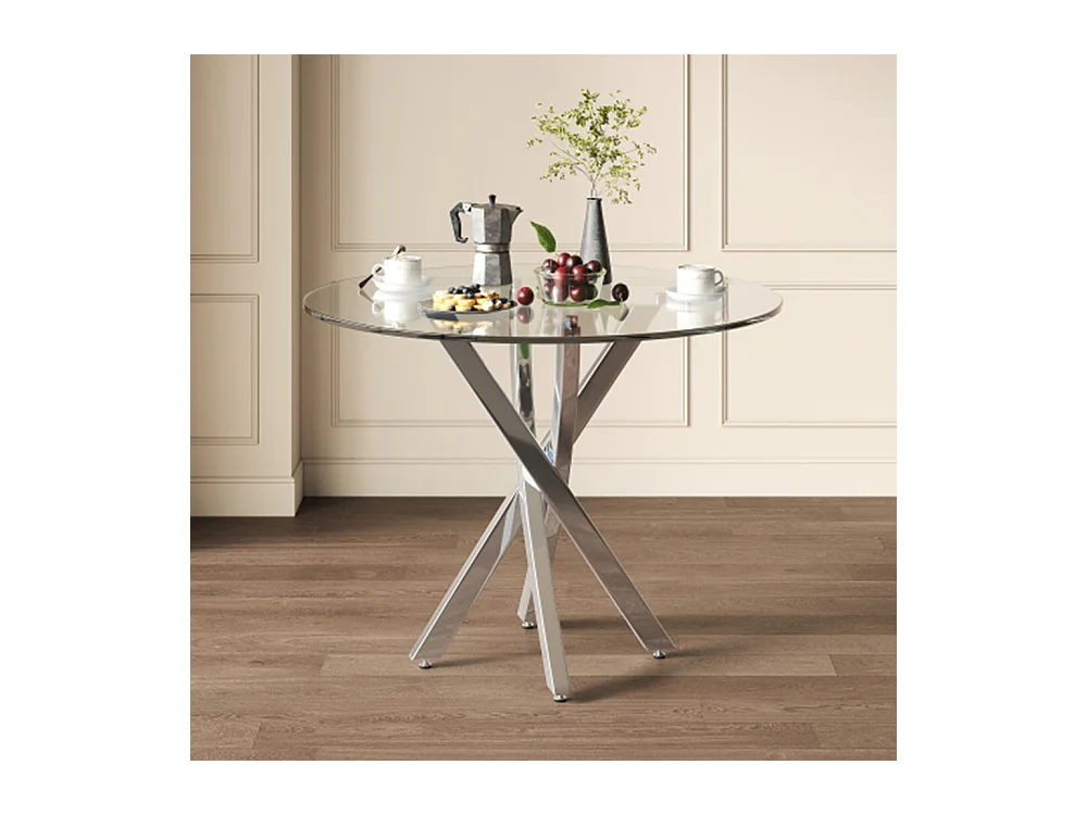 Runder Esstisch,Tischplatte, moderner Esstisch,Tischbeine, Kaffee-Freizeittisch Esszimmertisch80*80*75