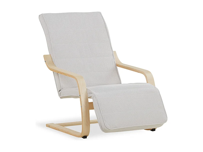 Fotel rozkładany 66,5x94x62,5 cm szary