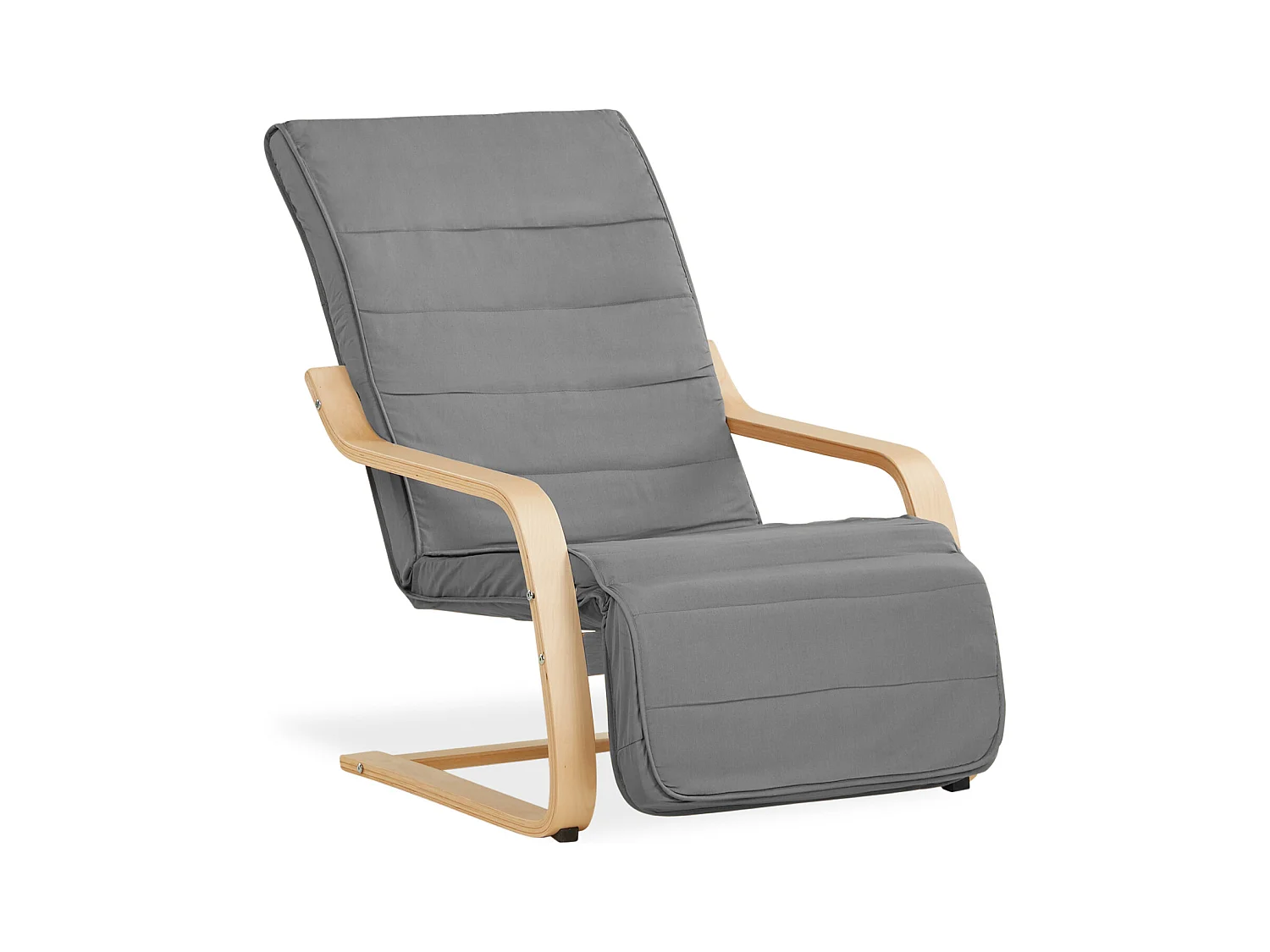 Fauteuil inclinable 66,5x94x62,5 cm gris Eames