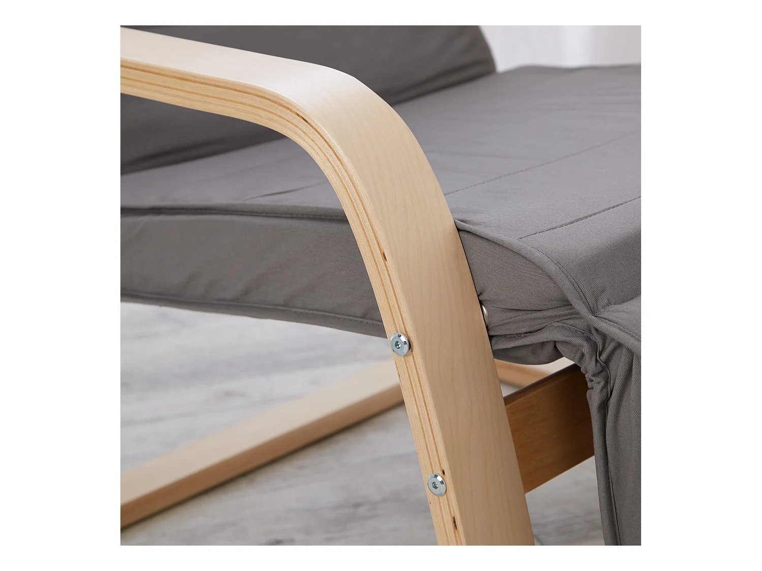 Relaxsessel 66,5x94x62,5 cm grau Eames