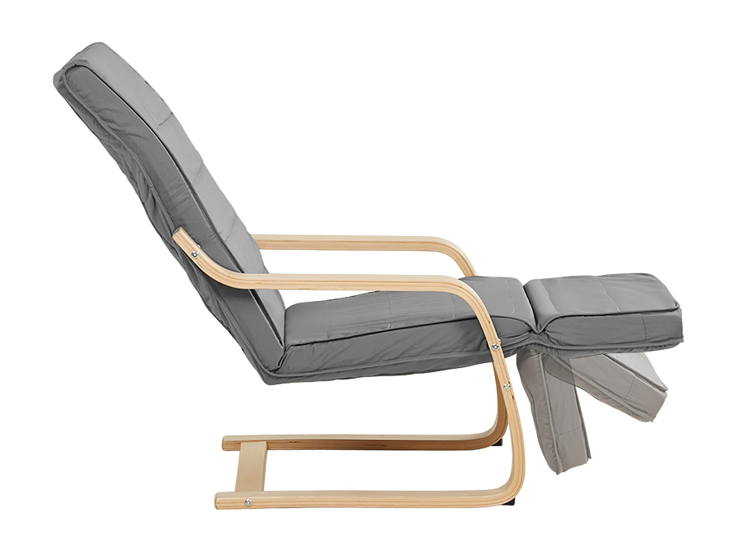 Relaxsessel 66,5x94x62,5 cm grau Eames
