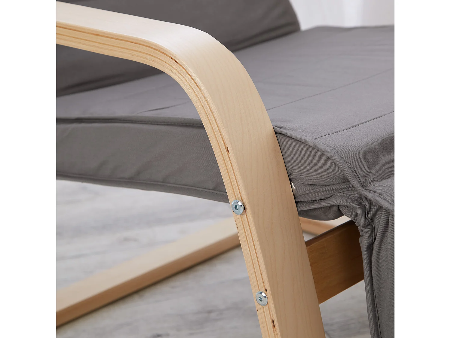 Relaxsessel 66,5x94x62,5 cm grau Eames