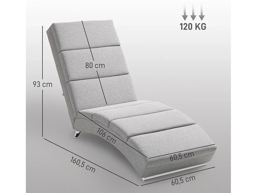 Polstersessel mit Rückenlehne, Relaxsessel mit Stahlbeinen, Einzelsessel für Wohnzimmer