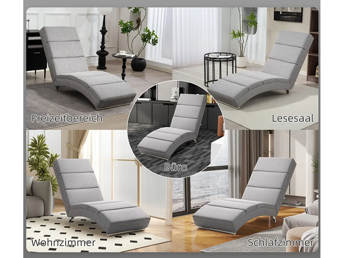 Polstersessel mit Rückenlehne, Relaxsessel mit Stahlbeinen, Einzelsessel für Wohnzimmer