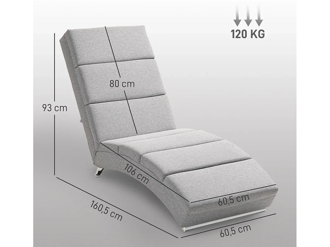 Polstersessel mit Rückenlehne, Relaxsessel mit Stahlbeinen, Einzelsessel für Wohnzimmer