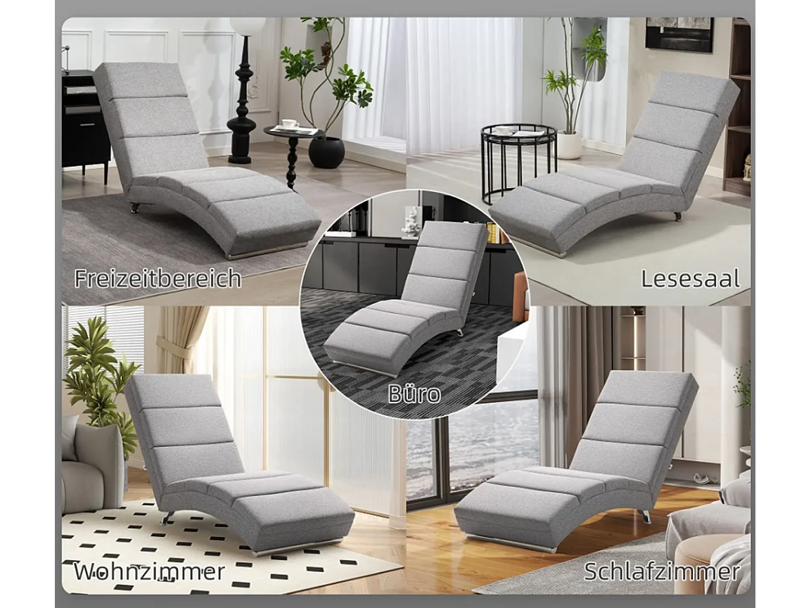 Polstersessel mit Rückenlehne, Relaxsessel mit Stahlbeinen, Einzelsessel für Wohnzimmer