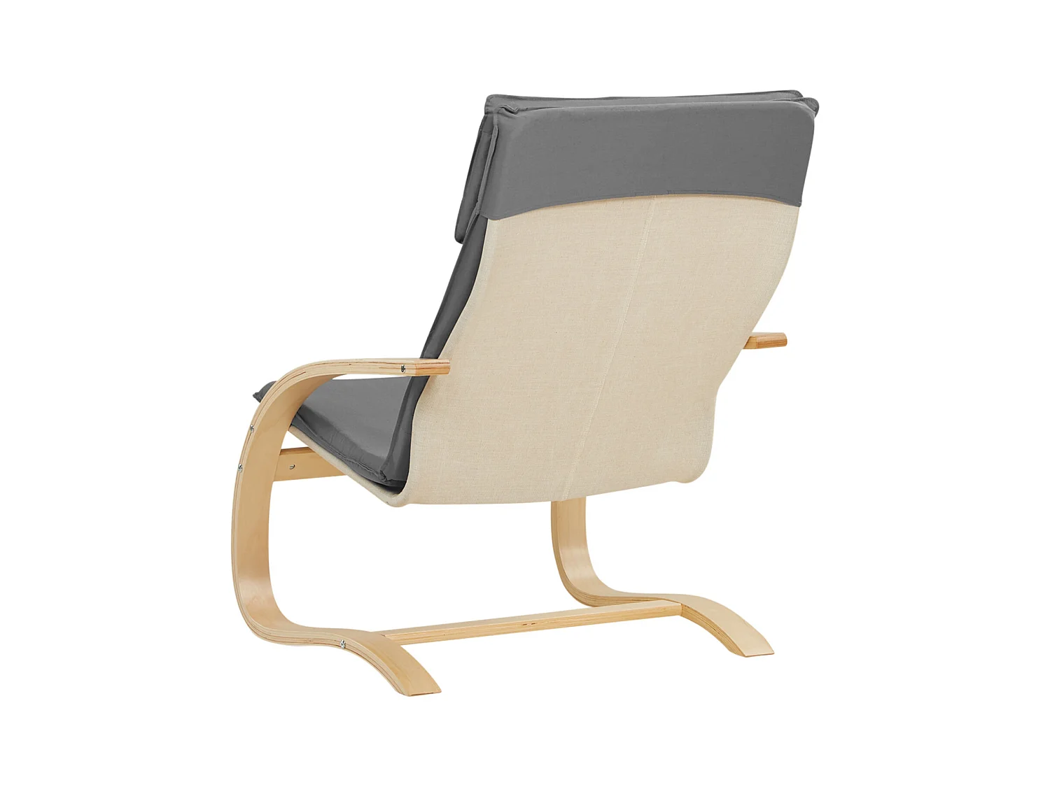 Relaxsessel 66,5x93x61,5 cm Grau Eames