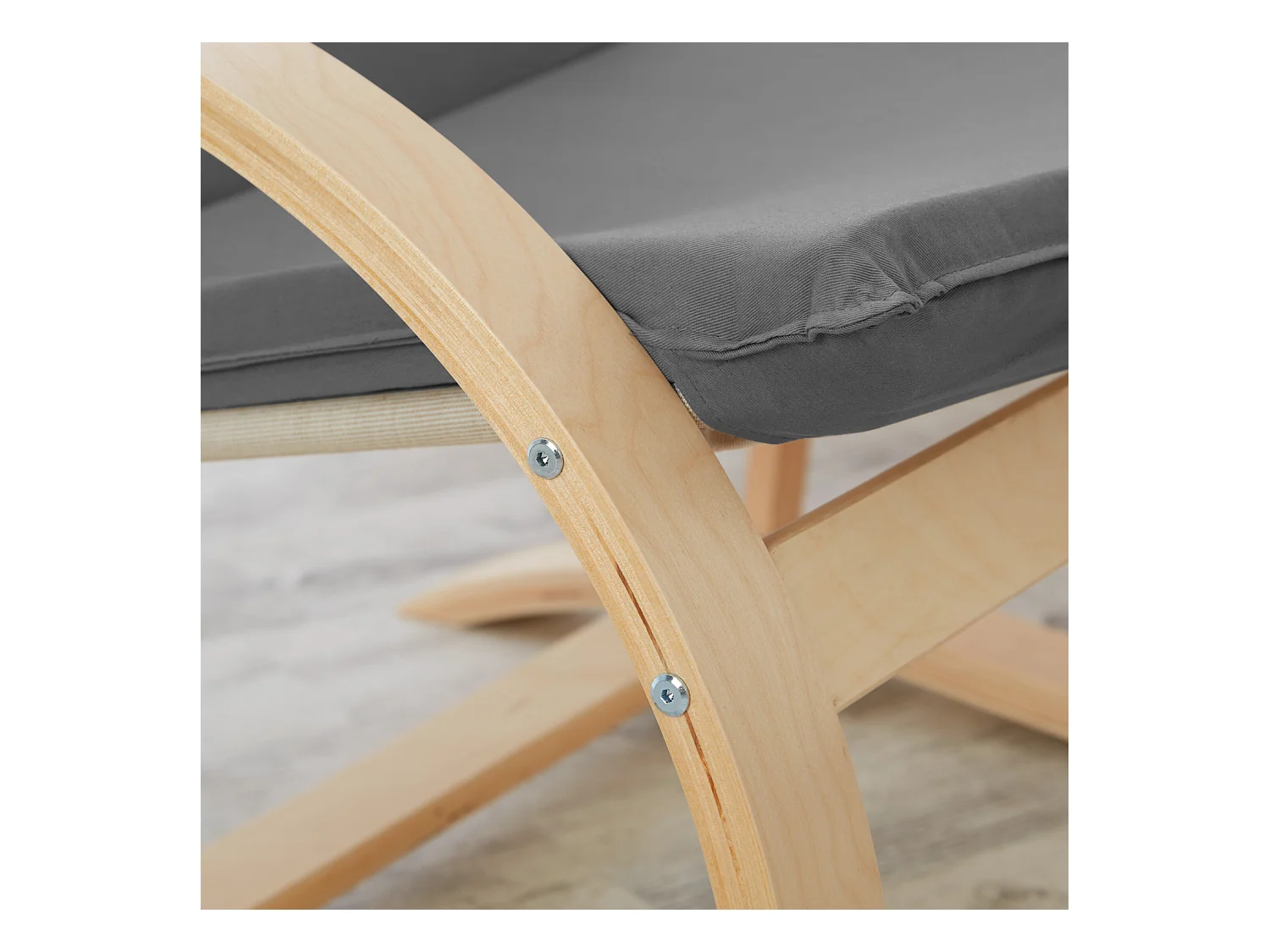 Relaxsessel 66,5x93x61,5 cm Grau Eames